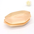 Eco friendly sushi boat palm leaf plates set dinnerware plate